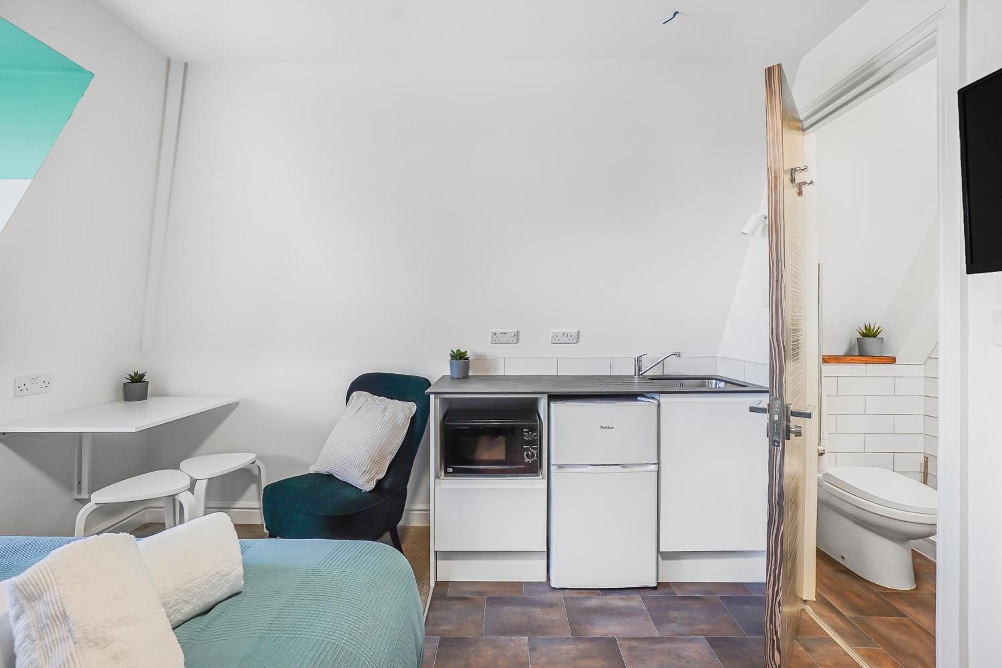 Stylish Eco Aparthotel In Folkestone Rom bilde