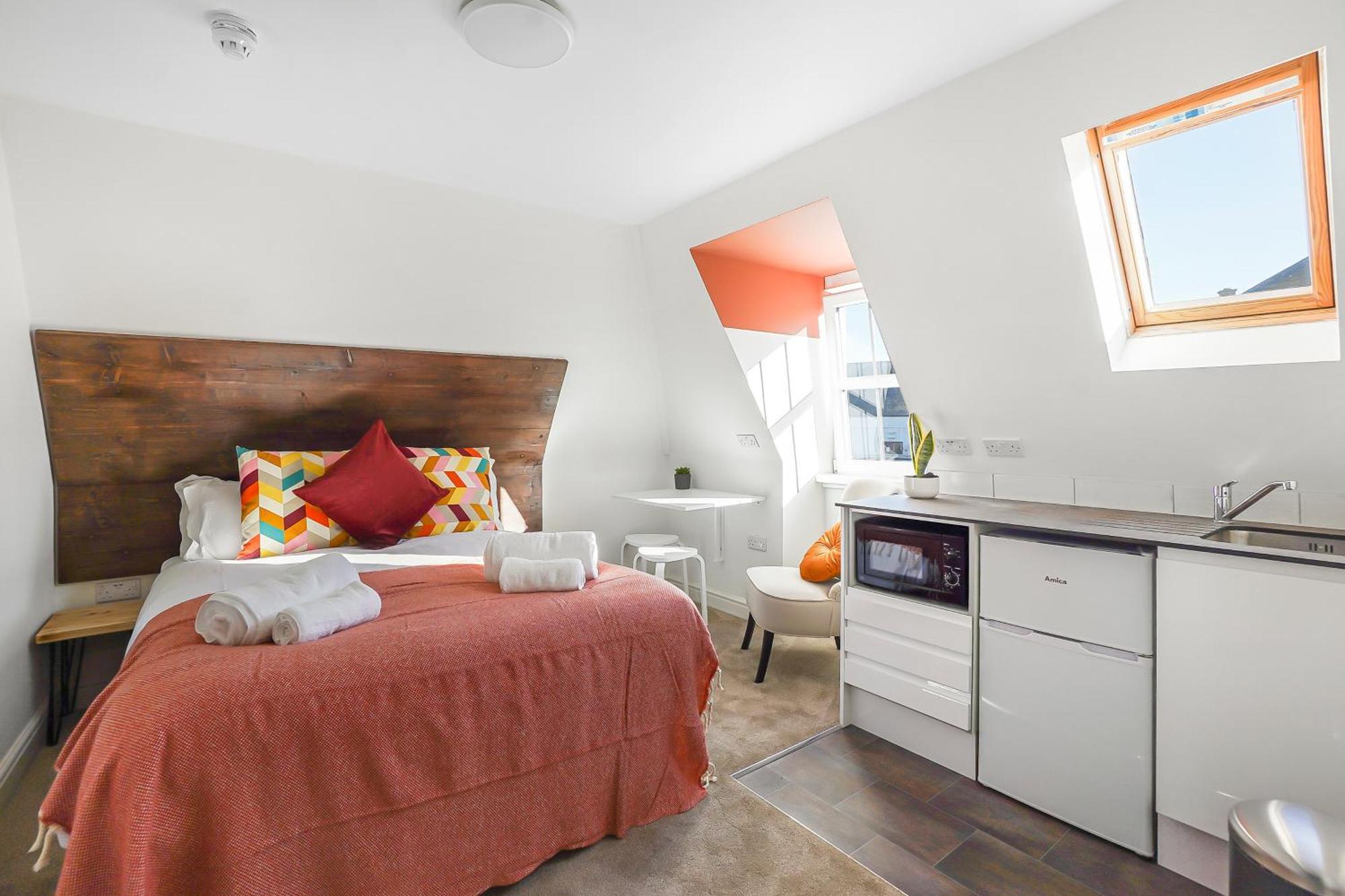 Stylish Eco Aparthotel In Folkestone Rom bilde